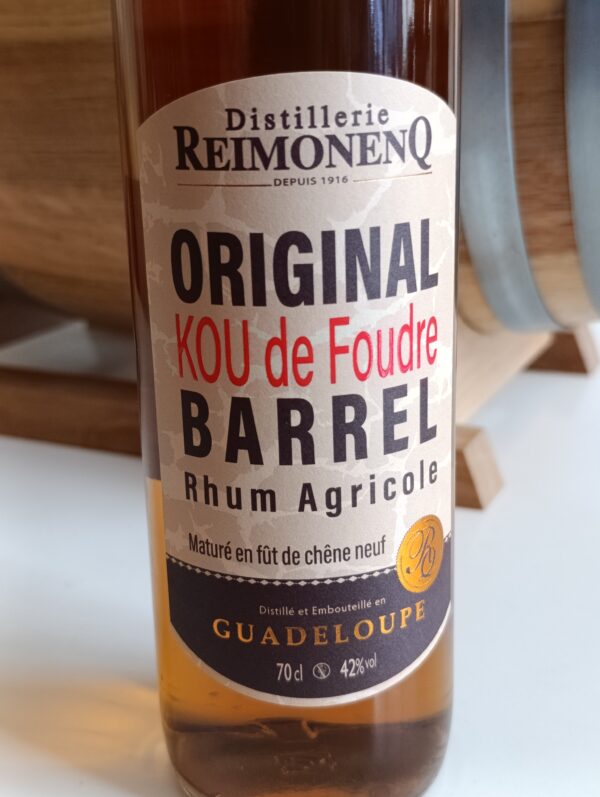 RHUM AGRICOLE REIMONENQ 70 CL 42° CUVEE KOU DE FOUDRE  ESB – Image 2