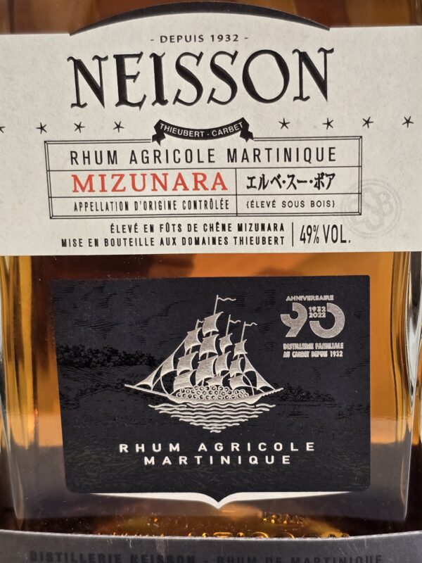 RHUM ELEVE SOUS BOIS NEISSON 70 CL 49° MIZUNARA – Image 2